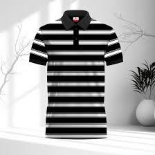 Raya de calidad superior para camiseta de polo para hombres Patrón de impresión de tela tejida cómoda y elegante Hecho en BD Precio al por mayor - Product Image 2