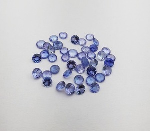 พลอยแทนซาไนต์ธรรมชาติทรงกลมเจียระไนบริลเลียนท์ ขนาด 5x5 มม. สีน้ำเงิน ผ่านการอบความร้อน ได้รับการรับรองจากผู้ตรวจสอบอิสระ สำหรับทำเครื่องประดับ - Product Image 4