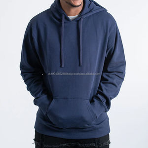 Sweat à capuche pour homme en coton biologique, sweat-shirts à capuche personnalisés en molleton biologique pour homme - Product Image 4