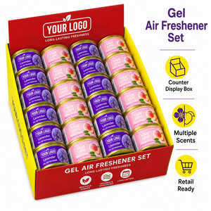 Penyegar Udara Lavender Modern Bentuk Blok Padat dalam Kaleng Kertas untuk Mobil, Kamar Mandi, Lemari, Kantor, Penghilang Bau Gel dengan Aroma Tahan Lama - Product Image 4