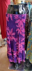 Ensemble 2 pièces haut et jupe décontractée pour femme, coupe classique, col en V, motif imprimé, tissu en soie, longueur genou, haute qualité, séchage rapide, écologique - Product Image 4