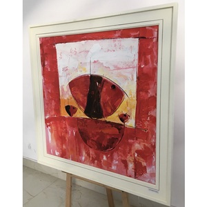 Hiện đại Bình Minh thuyền tường nghệ thuật chất lượng cao sơn dầu Khung hộp vải thủ công tại Việt Nam-Top bán buôn bức tranh - Product Image 4