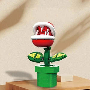 Nouvel ensemble de blocs de construction créatifs et éducatifs en plastique ABS, style moderne, pour MOC <span class=keywords><strong>Lego</strong></span> <span class=keywords><strong>Super</strong></span> <span class=keywords><strong>Mario</strong></span> Plante Piranha, à assembler - Product Image 2