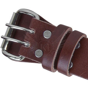 Venta al por mayor de cuero genuino personalizado cinturón de gimnasio cintura protectora ajustable cinturón de cuero de gimnasio personalizado - Product Image 5