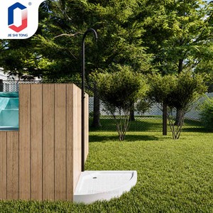 Ducha Exterior Moderna de Acero Inoxidable 316SS con Columna de Acero Inoxidable, Ducha Independiente para Piscina en el Patio Trasero - Product Image 6