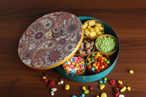 Boîte à épices en laiton antique pour la décoration intérieure Masala Dibba fabricant de haute qualité boîte à épices en laiton de nombreuses tailles - Product Image 2