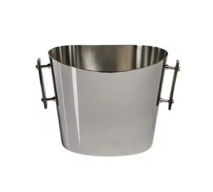 Enfriador de bebidas clásico para bañera de barra de hielo con acabado plateado de estilo tradicional para fiestas, eventos, restaurantes y uso de Bar en casa - Product Image 4