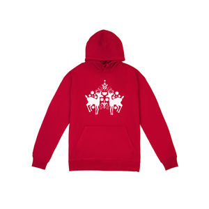 Sweat à capuche thermique personnalisable noir jais pour homme avec poche, respirant, 100 % coton jersey, imprimé logo, idéal pour les vacances d'hiver - Product Image 3