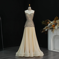 Robes de soirée formelles Jancember LSZ504 luxueuses, style princesse, ornées de paillettes et de strass