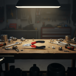 Pince à bec court demi-rond Facom SLS de haute qualité, taille pratique - Product Image 3