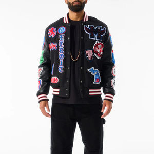 Top Sale Best Price Letterman <b>Jackets</b> For <b>Men</b> Oem Service Plain Dyed College Baseball Letterman Varsity <b>Jacket</b> For <b>Men</b> - Product Image 4