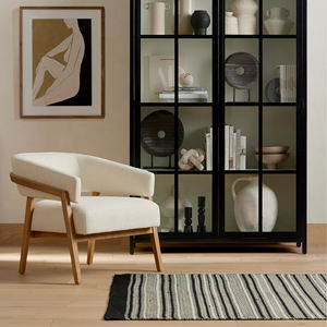 Silla de Madera Resistente para el Hogar, Silla de Descanso para Sala de Estar, Muebles de Exterior para Patio y Jardín, Silla de Sofá - Nicole - Product Image 6