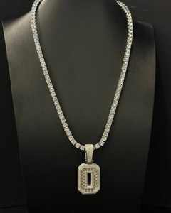 Pendentifs en argent sterling 925 de petite taille, moissanite taille brillant, testeur de diamant, pendentif en rhodium/or glacé pour les fêtes - Product Image 6