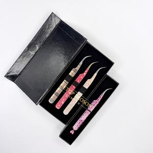 Las Mejores Pinzas para Pestañas GETUP BROSONS IMPEX, Varios Diseños, Recubiertas de Papel, Acero Inoxidable, Punta Suave, Precisión, para Halloween - Product Image 3