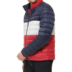 Doudounes en laine grande taille en gros pour hommes conception personnalisée col montant mode hiver OEM service en vente - Product Image 3