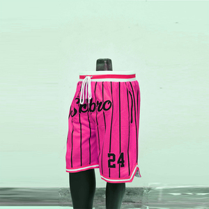 Summer Breathable Double Layer Sublimation 100% Polyester Jogger Gym Blank Men's Basketball Custom Mesh Shorts for Men - Product Image 2