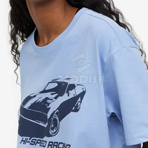 T-shirt pour femme de qualité supérieure, taille personnalisée, respirant, séchage rapide, coton/fibre de bambou, collection été, très populaire - Product Image 5