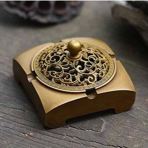 ฝาครอบก้านจุดธูป TQC ดีไซน์ลายฉลุแบบ Jali ผลิตจากโลหะคุณภาพดีเยี่ยม สำหรับตกแต่งบ้าน ร้านอาหาร และใช้กับธูปแบบอเมริกัน Bakhoor - Product Image 1