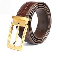 Vente en gros ceintures en cuir véritable pour hommes, ceintures en cuir véritable personnalisées OEM ODM supportées