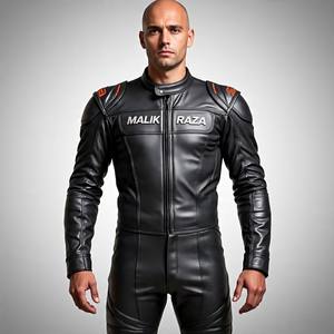 Combinaison de course de moto durable, triple couture, cuir solide, longue durée, cycliste quotidien, piste et rue, qualité d'exportation - Product Image 4