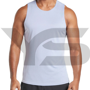 เสื้อกล้ามออกกำลังกายระบายอากาศได้ดีสำหรับผู้ชายมีหลายสีให้เลือกโลโก้ได้ตามต้องการ - Product Image 1