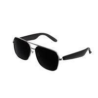 Gafas de sol inteligentes de moda G01, gafas con traductor, micrófono, altavoz, audio, reducción de ruido remota, carga magnética, PC