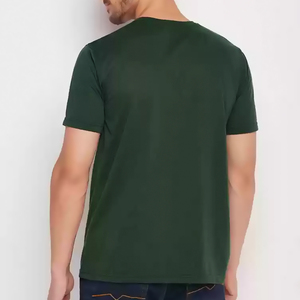 Camisetas de algodón de 180 g/m² para hombre, corte ajustado, coloridas, de alta calidad, OEM, al por mayor, ropa informal para marcas de moda y tiendas minoristas - Product Image 6