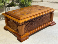 Table de toilette de luxe Tradebyd en bois massif sculpté, sur mesure, de haute qualité, meuble artisanal pour maisons de caractère, DIY Maison