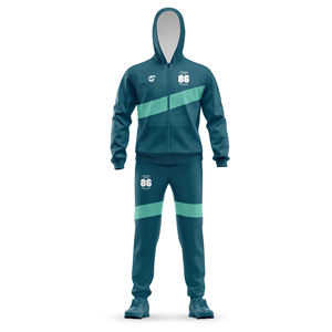 Conjunto Deportivo de Poliéster para Hombre, con Capucha, para Invierno, con Logotipo Personalizado Impreso, Venta al Por Mayor - Product Image 1