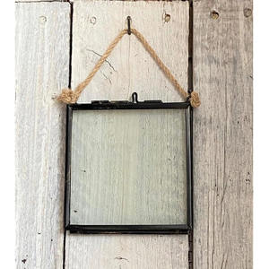 กรอบรูปสองด้านแบบใหม่กรอบรูปสี่เหลี่ยมตกแต่งผนังสำเร็จสีดำแบบบานพับตกแต่งกรอบรูป - Product Image 1