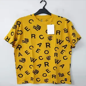 3D digital all over sublimation printed casual out fit hip hop 100% Cotton O-Neck plus size Short Sleeve men's T Shirt