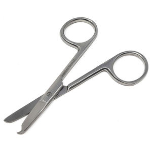 Ciseaux chirurgicaux à points droits Backhaus Intonation en acier inoxydable, finition Dall, tranchants et à pointe arrondie, instrument de pansement pour la vente en gros - Product Image 1