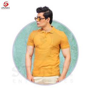 ซูเปอร์คูลเลนซิ่งผ้าฝ้ายInter-สีไอออนน้ําแข็งไฟเบอร์Spandex PlusขนาดBreathableลําลองบุรุษกอล์ฟLapelเสื้อโปโล - Product Image 5