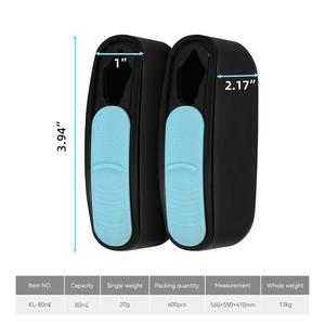 Màu Đen/Màu xanh lá cây 80ml túi sắc nét <span class=keywords><strong>container</strong></span> xách tay nhỏ sắc nét <span class=keywords><strong>container</strong></span> cho Trang chủ sử dụng & du lịch - Product Image 2