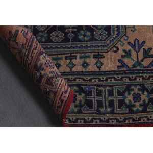 Alfombra Turca Vintage de 2.5x11.4 pies (77x347 cm), Alfombra Roja con Diseño Floral - Product Image 4