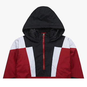 Chaqueta de lluvia de media cremallera con bolsillo único Chaqueta de bombardero de desgaste exterior de EE. UU. de estilo alto para adultos Servicio OEM de invierno - Product Image 6