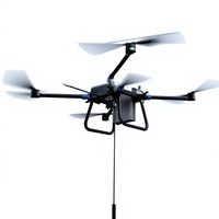 Flyaster C15 Drone de Nettoyage de Bâtiments en Hauteur 100m, 16MPa 20L/min avec Tuyau de 120m, RTK FPV, Pompe et Moteur pour Façades et Vitres