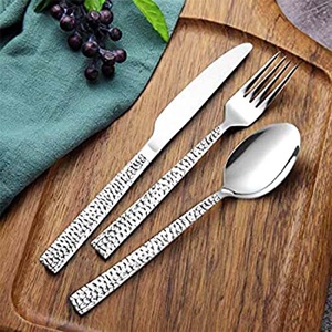 Vente en gros de couverts plaqués argent avec long manche rond et audacieux pour la vaisselle de table - Product Image 3