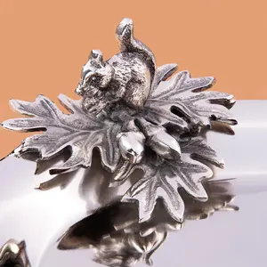 Plateau rectangulaire en aluminium poli brillant, artisanat métallique fait main, design zen asiatique, décoration de Noël, ZAHID EXPORTS - Product Image 3