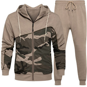 Conjunto de chándales para hombre de diseño personalizado, chándal de alta calidad, pantalones de chándal acampanados de peso pesado y conjunto de Sudadera con capucha, hecho por Isha Industry - Product Image 1