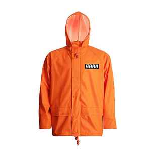 Veste de pluie GAA élégante avec tissu anti-pluie coupe pull et broderie personnalisée pour équipes quantité minimale de commande OEM - Product Image 6
