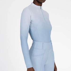 Camisa ecuestre estética 4 Way Stretch Comfort Fit Ropa personalizada a granel Venta al por mayor Equitación Baselayer Top Camisas - Product Image 4