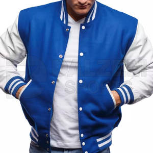 Veste universitaire Letterman personnalisée de haute qualité pour hommes, vêtements de baseball, patchs, veste d'hiver imprimée brodée High Street - Product Image 1