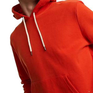 Sweat à capuche unisexe imprimé personnalisé de haute qualité 100% coton brodé et teint uni pour hommes motif solide vêtements d'hiver thermiques - Product Image 4