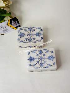 Caja de Incrustaciones de Mármol Natural, Pieza Hecha a Mano, Venta al por Mayor, Mejor Precio Disponible Aquí, Buena Calidad - Product Image 5