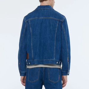 Veste en jean pour homme, nouvelle collection, style décontracté, veste boutonnée d'automne, veste en jean oversize pour homme, vente chaude - Product Image 3