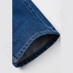 กางเกงยีนส์ผู้ชายดีไซน์ใหม่ คุณภาพเยี่ยม สีพื้นเรียบ รับผลิตตามสีที่ต้องการ ราคาขายส่ง กางเกงฟิตเนส สำหรับขายออนไลน์ บริการ OEM - Product Image 6