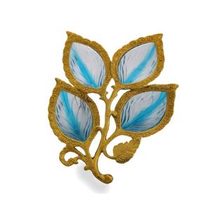 Plateau en forme de rectangle en métal et en verre de conception unique et récente pour la décoration de mariage à la maison au prix de gros de l'Inde Nouvelle arrivée - Product Image 6