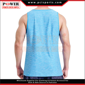 Camiseta sin mangas de Fitness con logotipo personalizado, camiseta sin mangas para correr, entrenamiento muscular, culturismo, chaleco deportivo Stringer, camiseta sin mangas para hombre - Product Image 3