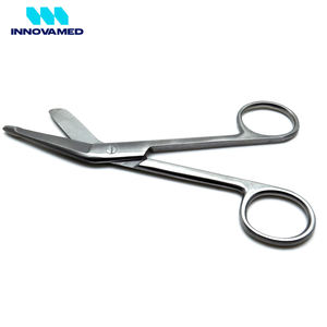 Ciseaux à pansements chirurgicaux en acier inoxydable 5.5 Lister par Innovamed, qualité supérieure, certifiés CE, réutilisables, portables - Product Image 3